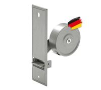 BAUHELD® Enrouleur de volet roulant encastrable [Fabriqué en Allemagne] - Maxi enrouleur de sangle d’entrée en acier - Pour sangle de volet roulant de 23 mm [sans sangle] - Enrouleur de volet roulant