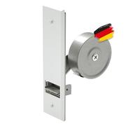BAUHELD® Enrouleur de volet roulant encastrable [Fabriqué en Allemagne] - Maxi enrouleur de sangle d'entrée en acier - Pour bande de volet roulant de 23 mm [sans sangle] - Enrouleur de volet roulant