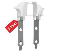 BAUHELD® Entonnoir d'entrée universel [1 paire] - Utilisation flexible sur n'importe quel rail de guidage - Guidage optimal de volet roulant et course uniforme sur les mini profilés - Largeur d'entrée