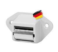 BAUHELD Guide de sangle pour volet roulant [1 pièce] - Roulette de guidage en acier - Passage de sangle avec joint à brosse - Pour sangle de volet roulant de 23 mm - Pour enrouleur de sangle en