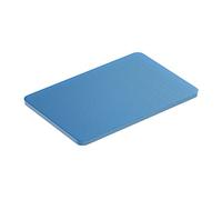 BAUHELD® Lot de 100 rondelles universelles 60 x 40 x 2 mm - Rondelles bleues en plastique [fabriquées en Allemagne] - Convient comme entretoise, plaque en plastique, soucoupe ou cales de vitrage