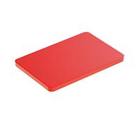 BAUHELD® Lot de 100 rondelles universelles 60 x 40 x 3 mm - Rondelles rouges en plastique [fabriquées en Allemagne] - Convient comme entretoise, plaque en plastique, soucoupe ou cales de vitrage