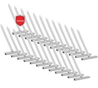 BAUHELD® Lot de 24 ressorts de suspension pour volet roulant Maxi - Suspension de volet roulant en acier à ressort de qualité supérieure - Revêtement plastique - Ressort de volet roulant avec queue