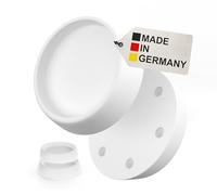 BAUHELD Lot de 4 amortisseurs de vibrations pour machine à laver et sèche-linge [Fabriqué en Allemagne] - Pieds anti-vibrations en caoutchouc - Amortisseur de vibrations compatible avec Bosch, Siemens