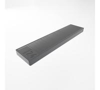 BAUHELD® Lot de 500 cales de vitrage universelles 30 x 100 x 6 mm - Entretoises de fenêtre noires en plastique - Convient comme plaques de base, plaque en plastique, sous-plaquette de compensation