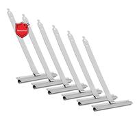 BAUHELD® Lot de 6 ressorts de suspension pour volets roulants,En acier à ressort de qualité supérieure,Revêtement en plastique avec queue d'aronde,Pour profilés de volet roulant jusqu'à 40 mm