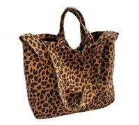 BAUIOREAD Sac fourre-tout imprimé léopard, 49 x 34 x 16 cm, Femme, Adulte, Imprimé guépard, Jacquard, Cadeau