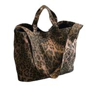 BAUIOREAD Sac Hobo avec motif léopard, grande capacité, sac fourre-tout souple pour femme, léger et durable, parfait pour le travail/les voyages, sac à bandoulière élégant pour un usage quotidien