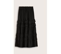 Baukjen Baukjen Angelica Ruffle Maxi Black Skirt Black EU 38 (UK 10)
