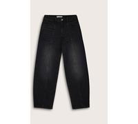 Baukjen Baukjen Black Wyatt Cotton Stretch Denim Barrel Jeans