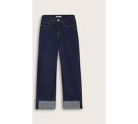 Baukjen Baukjen Blue Helen Cotton Stretch Turn Up Jeans