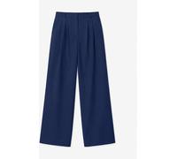 Baukjen Baukjen Blue Mika Cool Wool Wide Leg Trousers