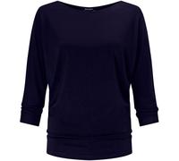 Baukjen Baukjen Blue Spenser Relaxed Boat Neck Top