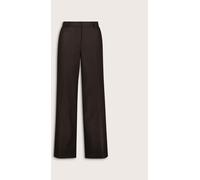 Baukjen Baukjen Easton Wool Blend Wide Leg Brown Trousers