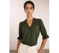 Baukjen Baukjen Green Noa Short Sleeve Blouse