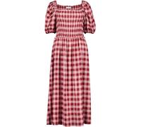 Baukjen Baukjen Pink Davina Gingham Midi Dress Pink EU 36 (UK 8)