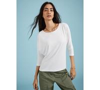 Baukjen Baukjen Spenser Relaxed Boat Neck White Top