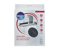 Bauknecht 481281718552 Filtre à charbon actif Filtre anti-odeurs Hotte aspirante antibactérien rond Ø 196 mm Convient également pour Indesit C00090827 C00090697 / Wpro FAC529 Type F196