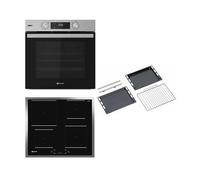 Bauknecht BAKO 466 Steam IND Plaque de cuisson encastrable combinaison/four à air chaud avec 12 fonctions/Gentle Steam/EEK A+/plaque de cuisson à induction/60 cm/Inox