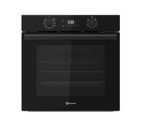 Bauknecht BBA285HU1K Four encastrable 60 cm, 71 l, four à air chaud avec 12 fonctions, air chaud, cuisson multi-niveaux, fonction pizza, bouton escamotable, verre noir