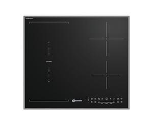 Bauknecht BS 1160P CP AL Plaque de cuisson à induction, 4 résistances, 60 cm, CleanProtect, TemperatureSense, SafeCook - Noir