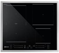 Bauknecht BS 5760C CPFT Plaque de cuisson à induction, 60 cm, CleanProtect, nettoyage sans effort uniquement avec de l'eau, fonction booster, sécurité enfant, FlexiDuo, indicateur de chaleur