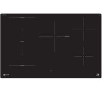 Bauknecht BTX8017DCA Plaque de cuisson à induction/81 cm/CleanProtect - Nettoyage sans effort uniquement avec de l'eau - 5 zones de cuisson à induction à régulation électronique - HeatControl - Boil