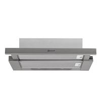 Bauknecht Hotte aspirante plate RBAH 62 LT X (60 cm) - Fonctionnement d'échappement ou de recirculation - Moteur de ventilateur puissant - Efficacité énergétique - Maison intelligente - Moteur de