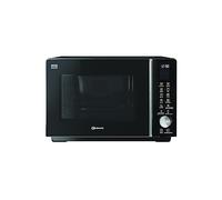 Bauknecht MF 255 B - Micro-ondes extra espace - Sans plateau tournant - My Menu - Programmes spéciaux - Cuisson à vapeur avec récipient de cuisson à la vapeur - Air chaud - Barbecue à quartz -