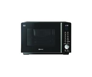 Bauknecht MF 255 B - Micro-ondes extra espace - Sans plateau tournant - My Menu - Programmes spéciaux - Cuisson à vapeur avec récipient de cuisson à la vapeur - Air chaud - Barbecue à quartz -