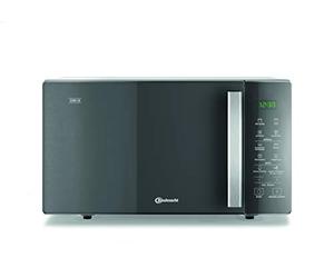 Bauknecht MW 254 SM - Micro-ondes grill - Fonction cuisson vapeur avec récipient de cuisson vapeur - 900 W - 25 l - Quartz 1050 W - AutoClean - Fonction de fusion - Fonction maintien au chaud