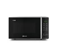 Bauknecht MWK 201 B Four à micro-ondes, 20 l de chambre de cuisson, programmes automatiques, fonction de fusion, combinaison grill et micro-ondes, fonction démarrage rapide (apid-start), maintien au