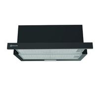 Bauknecht RBAH601B Hotte aspirante à écran plat / 60 cm/convient pour mode évacuation et recyclage / 41 kWh/LED / 3 niveaux de puissance efficacité énergétique A
