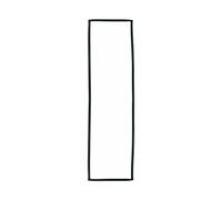Bauknecht Whirlpool IKEA Philips 481246688876 Joint de porte magnétique en caoutchouc pour porte de réfrigérateur SidebySide et Indesit Ariston Hotpoint Scholtès C00195185