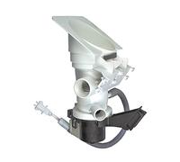 Bauknecht / Whirlpool Pompe de vidange Plaset, Pompe à technologie magnétique avec connecteur de pompe et filtre pour machines à laver - 481231028144, 481231018458 (voir "Description du produit")