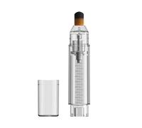 Baule à rouleaux d'huile d'applicateur de cuir chevelu application précise même en application de promotion de la promotion de l'applicateur du cuir chevelu capillaire transparent (Blanc transparent)