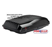 Baule Box Auto Portatutto Tête Reef 520 G3 450 LT Noir Mat