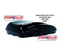 Baule De Toit Portatutto Helios 400 G3 330 Lt Noir 75 Kg