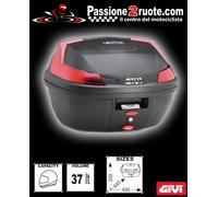 Bauletto Givi B37 N Avec Plaque Support Honda Varadero 125 Année 01-11