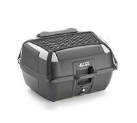 Bauletto Monolock Givi 45 Lt Noir Et Gris Rete Élastique Schienalino Tappetino