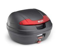 Bauletto Monolock GIVI E340 VISION Noir Rouge 34L