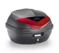 Bauletto Monolock KAPPA K355 Noir Rouge 35L