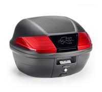 Bauletto Monolock KAPPA K400 Noir Rouge 40L