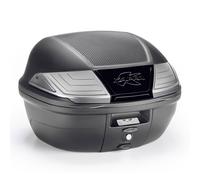 Bauletto Monolock KAPPA K400 TECH Noir Fumé 40L