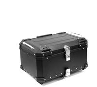 Bauletto X-PROR En Aluminium 55 Litres Couleur Noir Avec Plaque Universelle