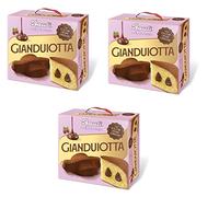 Bauli Colomba Gianduiotta Lot de 3 gâteaux de Pâques avec crème Gianduia 750 g