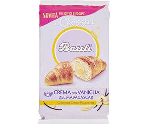 Bauli Cornetti Lot de 18 croissants avec crème pâtissière 50 g