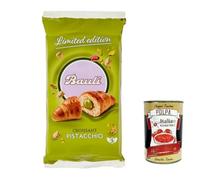 Bauli Croissant farcito al Pistacchio, Croissant Bauli Gâteau garni de pistache 250 g + Italian Gourmet Polpa 400 gta