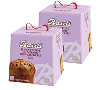 Bauli - Lot 2x Panettone classique - Boîte 1kg