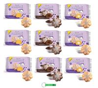 Bauli Pandori' Classico, Cioccolato, Latte Classic, Chocolat, Pâtisserie Pandoro au lait doux, spécialité de la pâtisserie italienne, 3 x 150 g, 6 x 178 g + porte-clés Beni Culinari gratuit